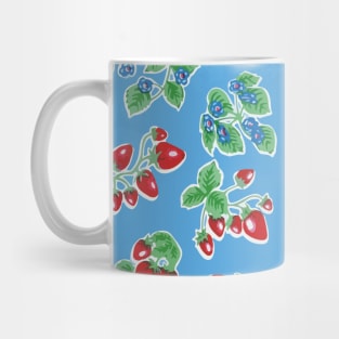 Strawberry mexican oilcloth Mug